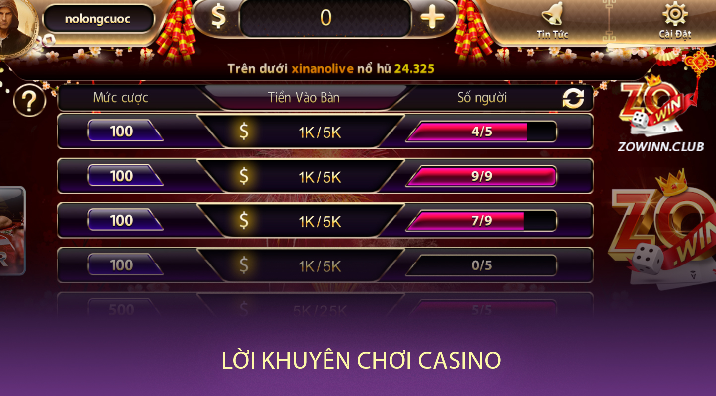 Lời khuyên chơi casino hiệu quả